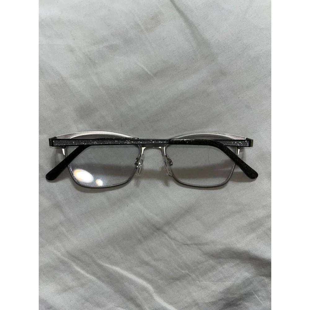 Runway Couture RCE-293‎ Charcoal Eyeglasses with Glittered Temples 49/16/140
